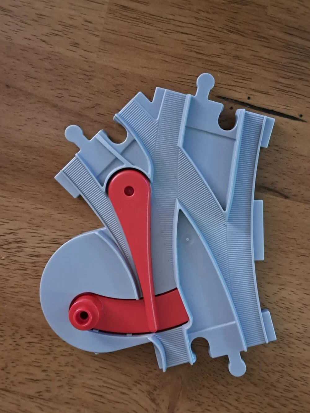Lego Duplo Train Track Lot gray Curved, Straight, Switcher, crossing 21 Pieces